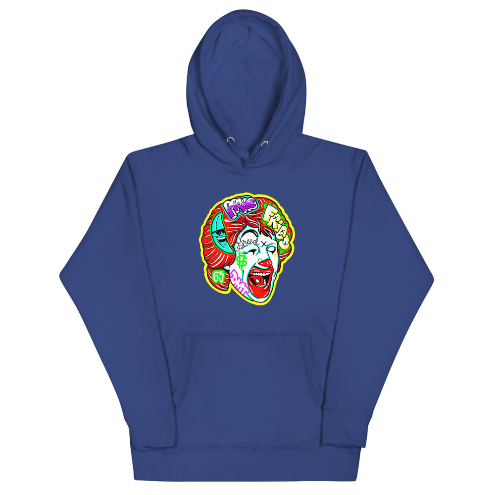 Fried Clown Unisex Hoodie