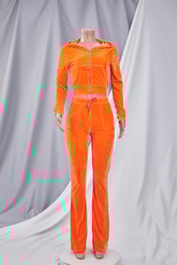 Image 4 of “ Orange Velvet ” Jogger