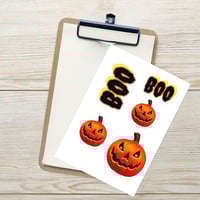 Sticker sheet - Classic Jack O Lantern