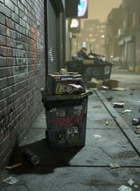 Image 1 of Street Trash Can 1