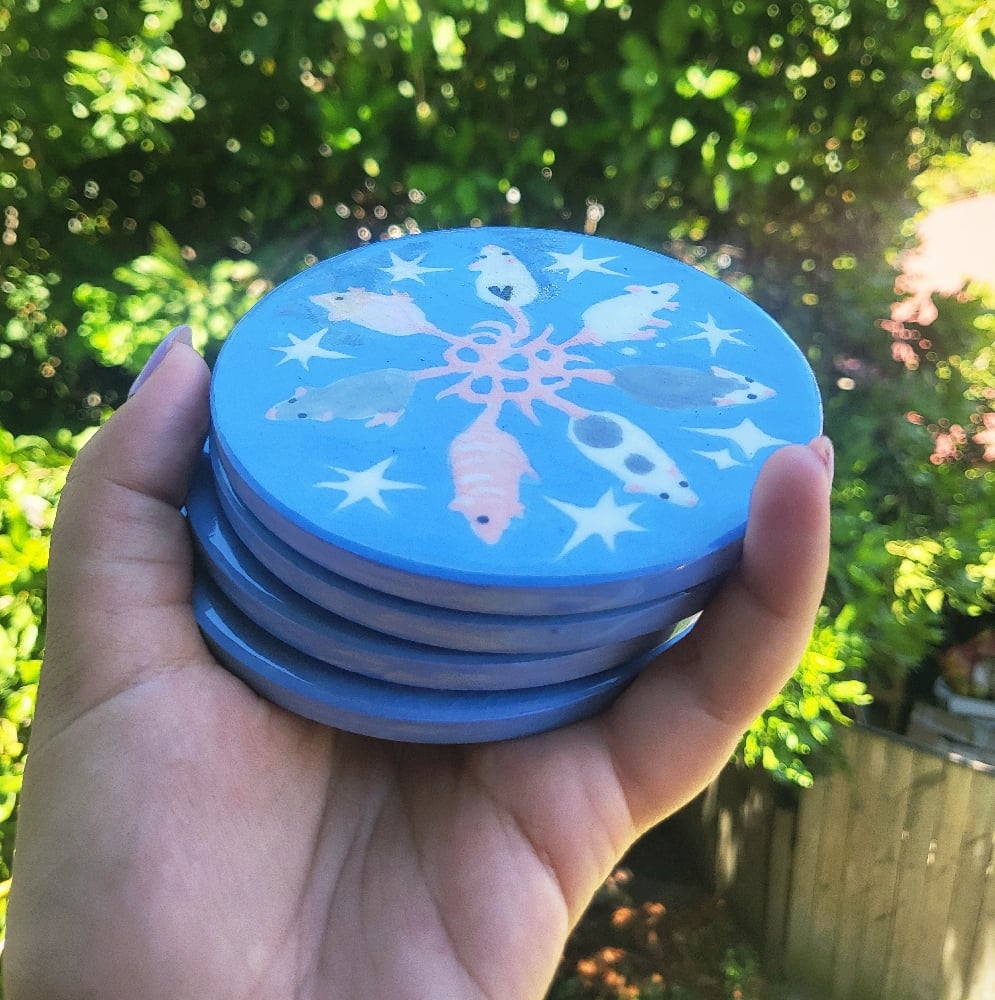 Image of Rat King Coasters