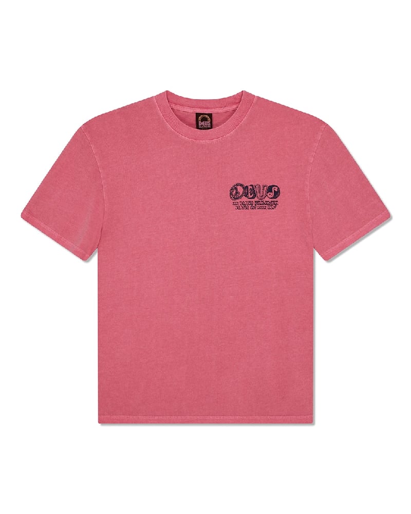 Image of DEUS Labyrinth Tee raspberry