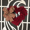 Valentines Day heart shaped wreath