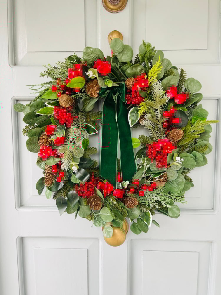 Image of Green Velvet Bow 