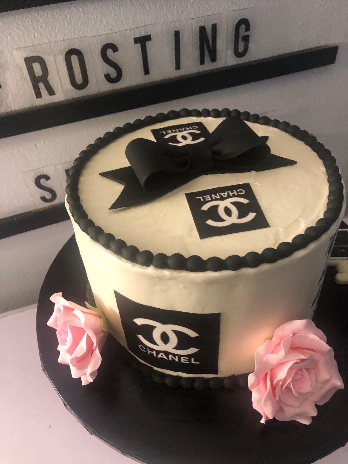 Image of Luxury Label Theme Cake