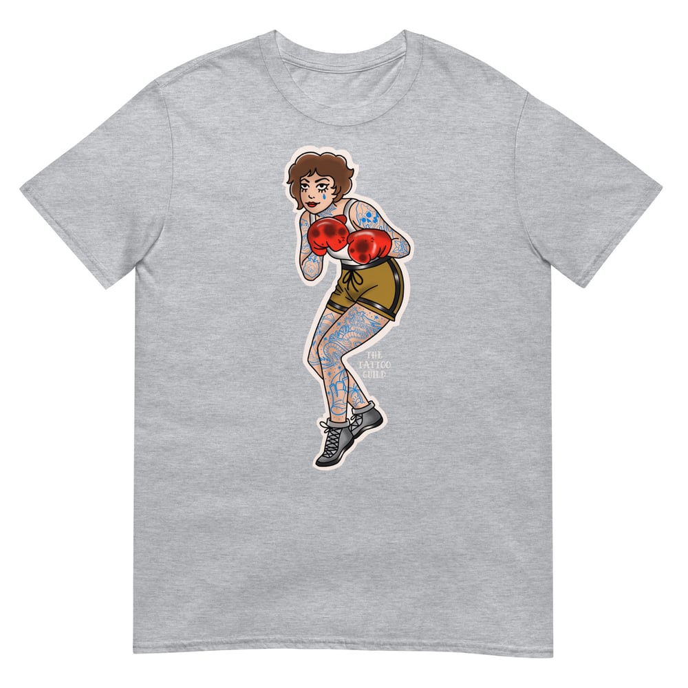 Vintage Female Boxer Unisex T-Shirt