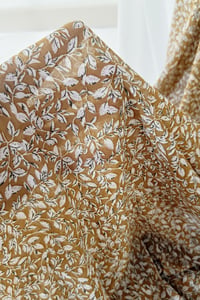 Image 4 of Boho fabric for background - decoration - photoshoot - camel leafs