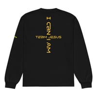 Image 6 of I Can I Am "Jesus Is King" Premium heavyweight long sleeve shirt