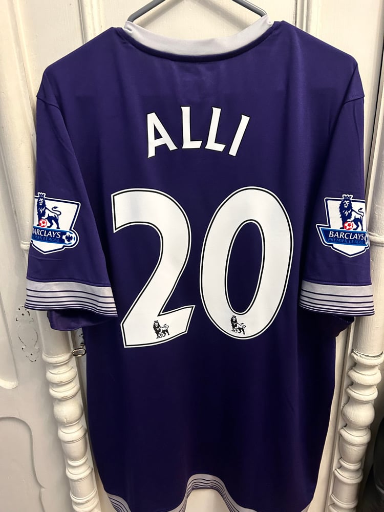 Image of Tottenham Hotspur “ALLI 20” 2015/16 Third Shirt + PL patches  (L)