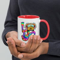 Image 3 of Love School Bus Driver Mug with Color Inside