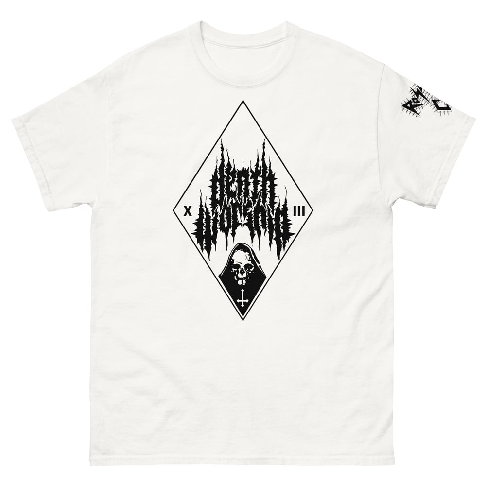 Image of Death Worship Diamond White Shirt