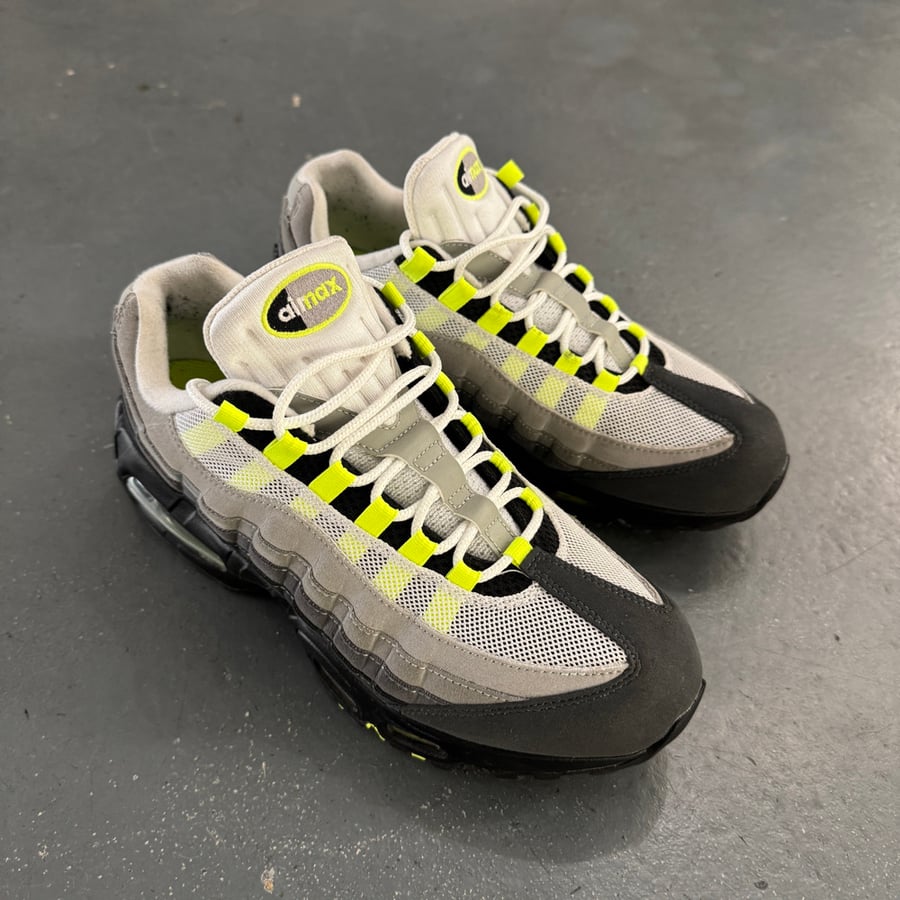 Image of 2025 Nike Air Max 95s Neon Big Bubble, size uk 9.5