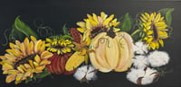 Image 2 of Sunflowers, Pumpkins and Cotton