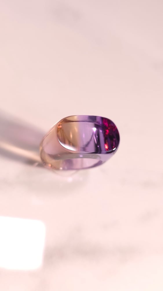 Image of Ametrine Jelly Ring Signet 