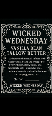 Image 1 of "wicked whipped vanilla bean tallow butter" 3.6oz