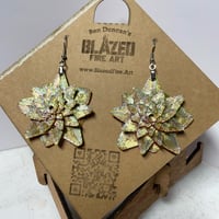 Image 3 of Fractal Flower Earrings 