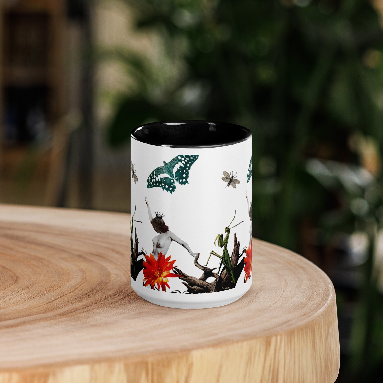 Image of Mantis Queen - Mug with Color Inside - 2 size options