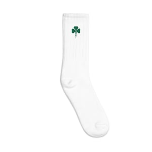 Image of Irish Shamrock Lightning Bolt Socks