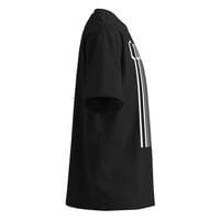 Image 4 of Culture* Blurred Lines Black Unisex organic oversized high neck t-shirt