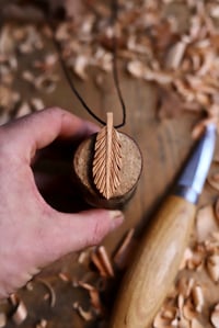 Image 9 of Feather- Pendant Necklace 