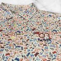 Image 2 of Red, White, and BONES Polo