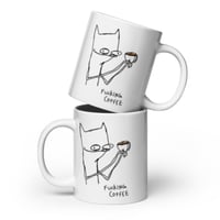 Image 2 of f coffee White glossy mug 