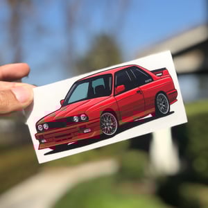 Image of KUWTB Kustoms E30 Decal Sticker
