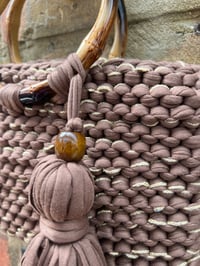 Image 4 of Brown/Gold Tassel bag 