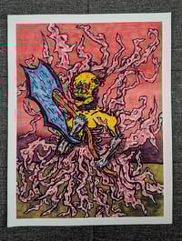 "cyber executioner" art print