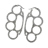 Image 3 of brass knuckle earrings *stainless steel*