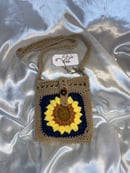 Image 1 of  Sunflower Crochet Bag