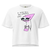 Image 3 of NICE AND STRANGE Women’s heavyweight boxy tee 
