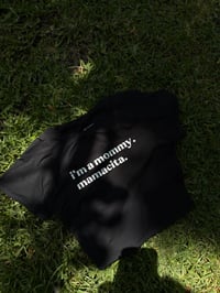 I’m a mommy Black Crop top