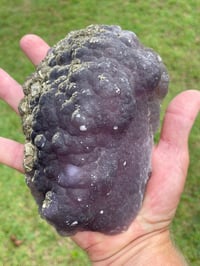 Image 24 of Purple Botryoidal Fluorite With Cubic Pyrite Specimen #447 