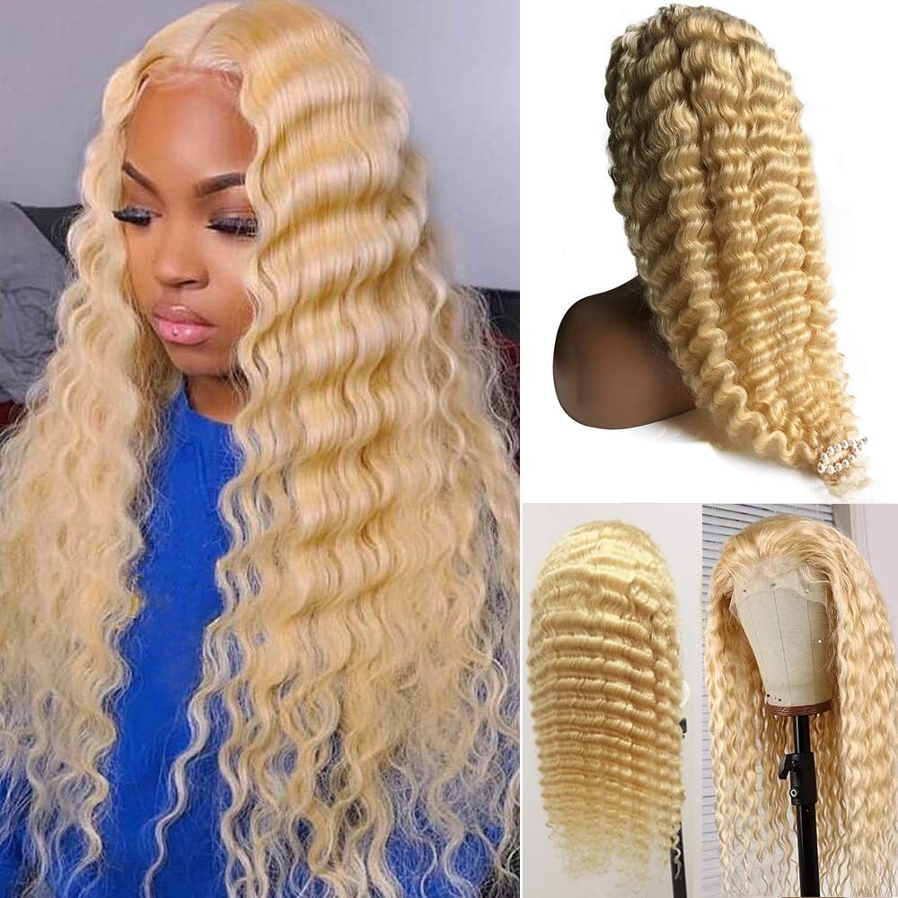 Image of 613 Deep Wave Lace Frontal Wig