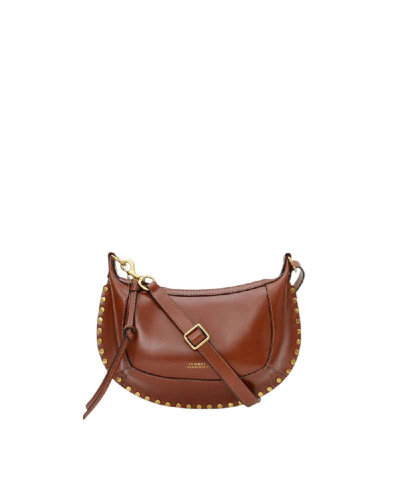 Image of ISABEL MARANT OSKAN MOON BAG COGNAC