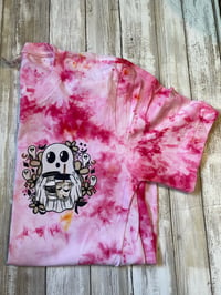 Size small coffee ghost tye dye tee 