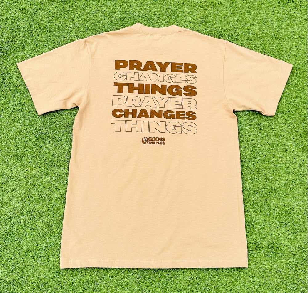 GOD IS THE PLUG LOGO TEE (BROWN)