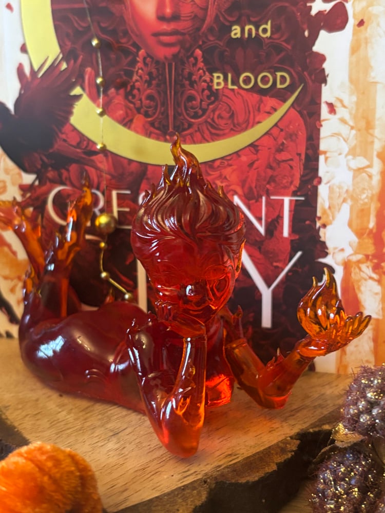 Image of Fire sprite book shelf guardian 