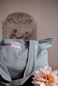 Image 7 of Tote bag [Vichy noir]