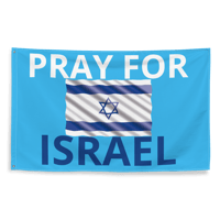 flag / banner (PRAY FOR ISRAEL)
