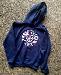 Image 2 of Mind, Body & Sole Navy & Candy Floss Hoodie 