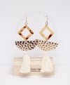 Crave Diamond Tortoise Tassel Earrings 