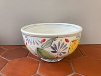 Image 2 of Bowl with lemons, and leaves 
