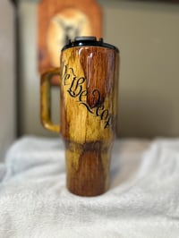 Image 1 of #6 40oz We The People Woodgrain