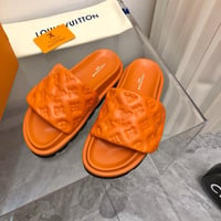 Image 5 of LV Pillow Leather Slides