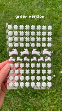 Image 4 of bunny fields puffy sticker sheet