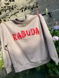 Image 1 of Suadoiro bordado a man. RABUDA BEIS. Varias tallas.