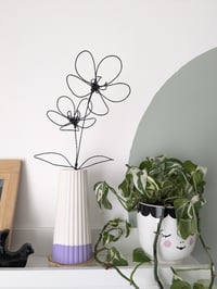 Image 2 of Grand vase fond violet