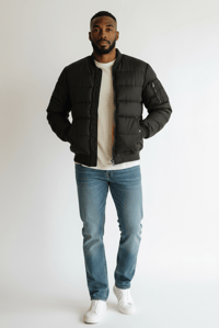 Image 1 of Bomber Doudoune Noir 